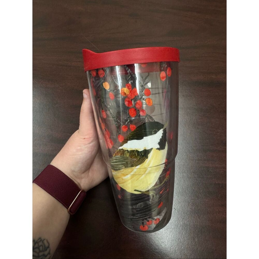 Tervis Chickadee Bird 24 Oz Tumbler Insulated Cup